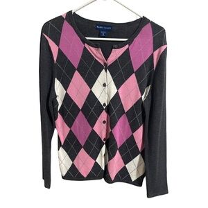 Karen Scott Button Down Sweater Top!